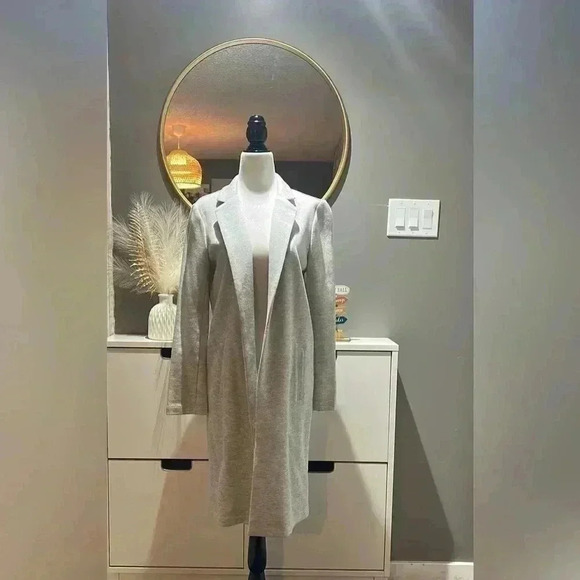BNWOT Forever  21 heathered knit longline coat size S - Picture 2 of 7